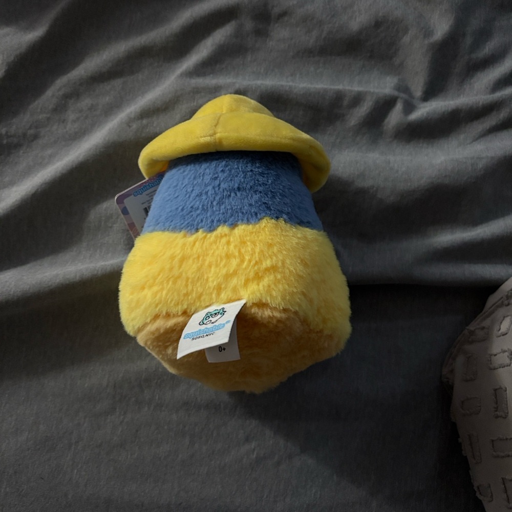 Plush Plague Doctor Toy with Yellow Hat - Picture 2 of 4